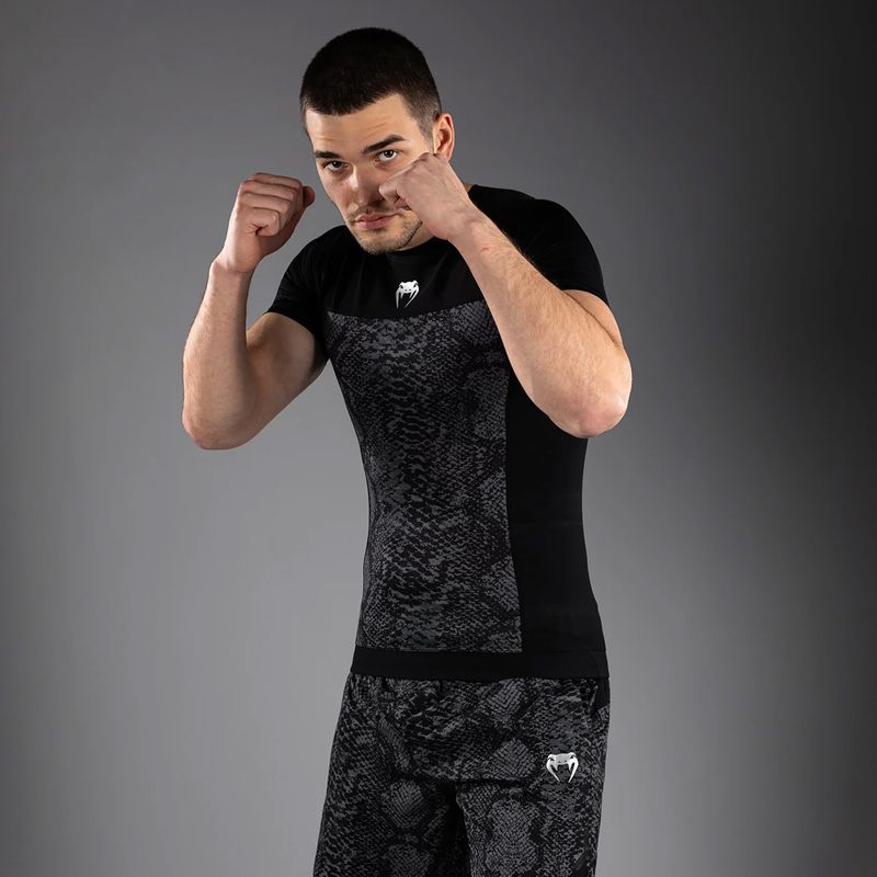 Rashguard męski Venum G-Fit Scales Rashguard black/charcoal grey 4