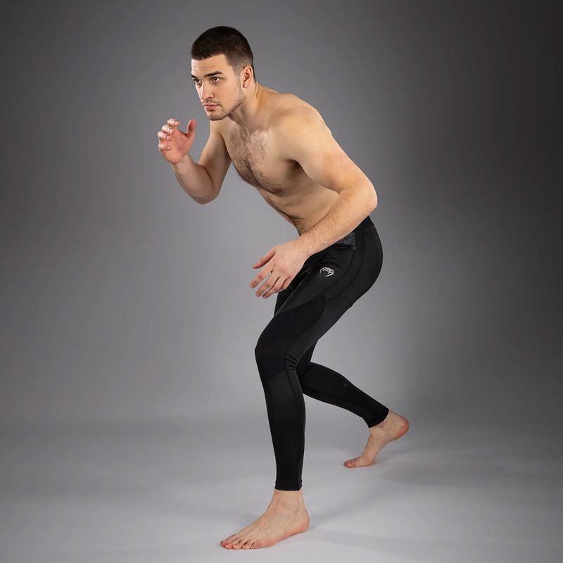 Legginsy treningowe męskie Venum G-Fit Scales black/charcoal grey 2