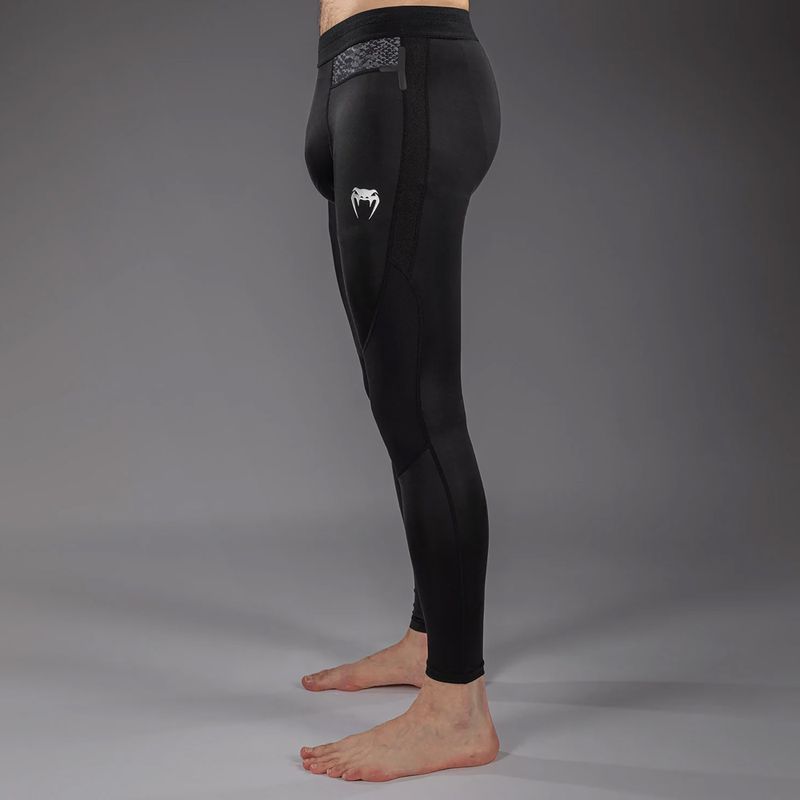 Legginsy treningowe męskie Venum G-Fit Scales black/charcoal grey 4