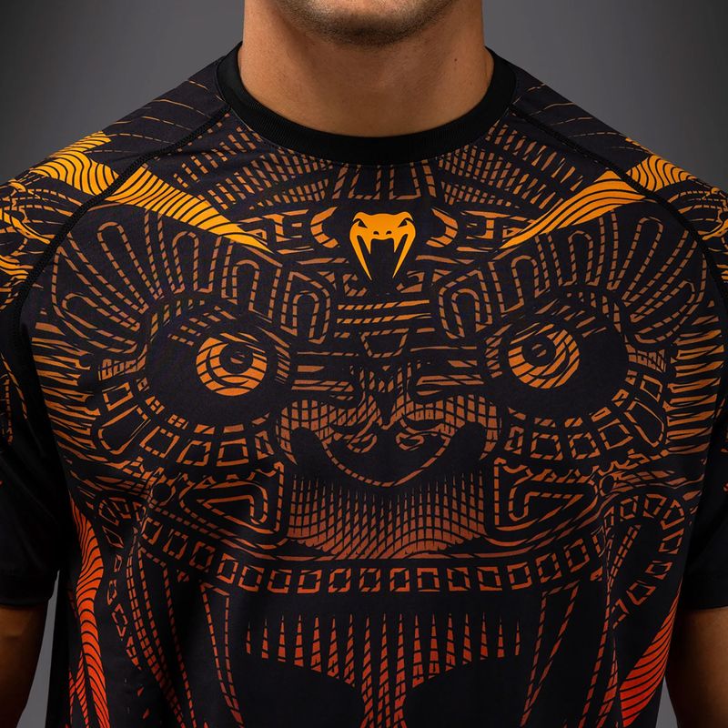 Koszulka męska Venum Quetzal Fury Dry-Tech black/fury red/tangerine 5