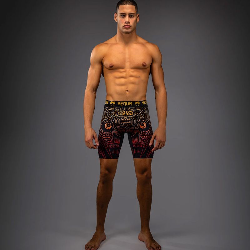 Spodenki treningowe męskie Venum Quetzal Fury Vale Tudo black/fury red/tangerine 2