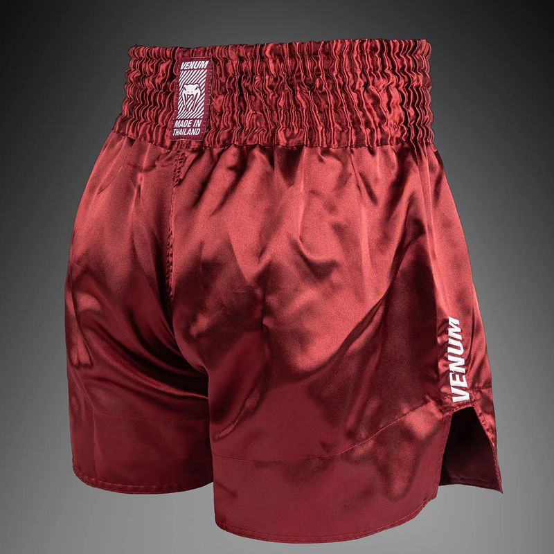 Spodenki treningowe męskie Venum Classic Evo Muay Thai burgundy 4