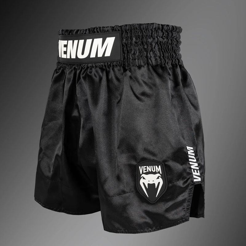 Spodenki treningowe męskie Venum Classic Evo Muay Thai black/white 3