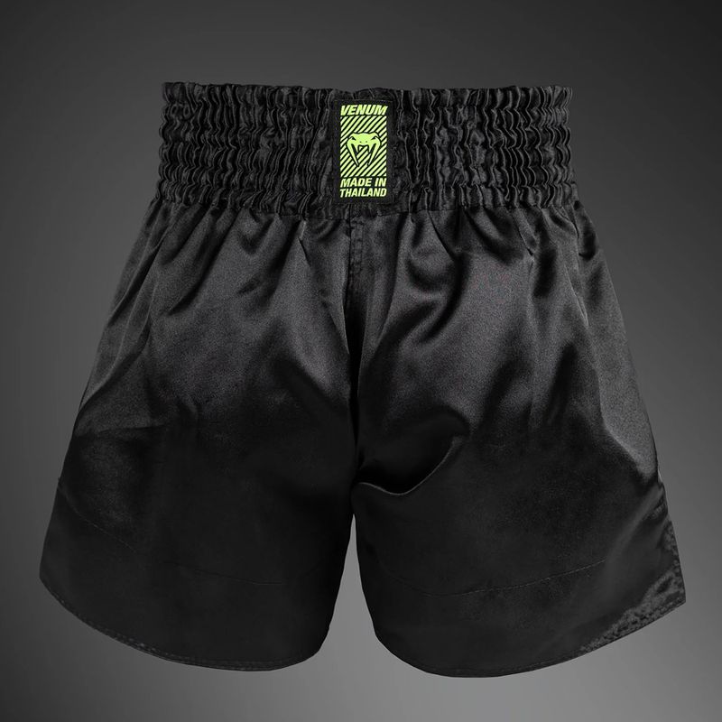 Spodenki treningowe męskie Venum Classic Evo Muay Thai black/neon yellow 2