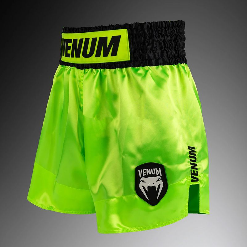 Spodenki treningowe męskie Venum Classic Evo Muay Thai neon yellow/black 3