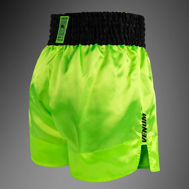 Spodenki treningowe męskie Venum Classic Evo Muay Thai neon yellow/black 4