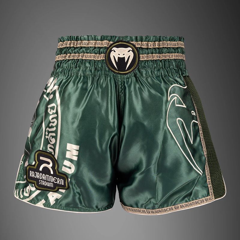 Spodenki treningowe męskie Venum x Rajadamnern Muay Thai military green 2