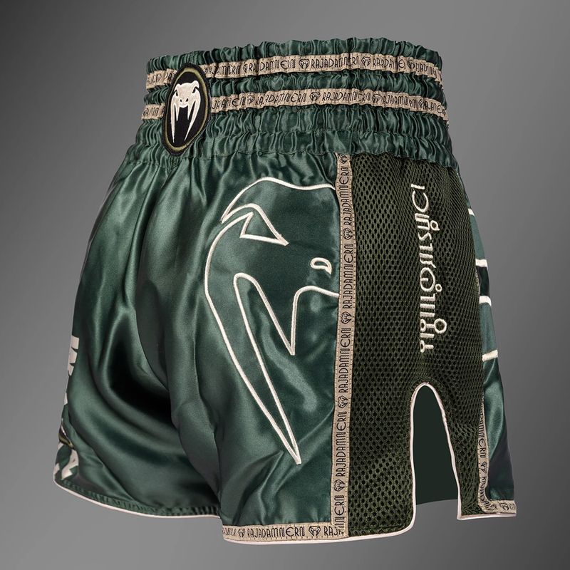 Spodenki treningowe męskie Venum x Rajadamnern Muay Thai military green 4