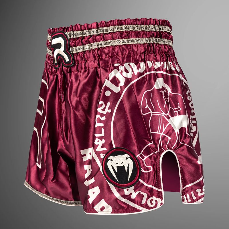 Spodenki treningowe męskie Venum x Rajadamnern Muay Thai burgundy 3