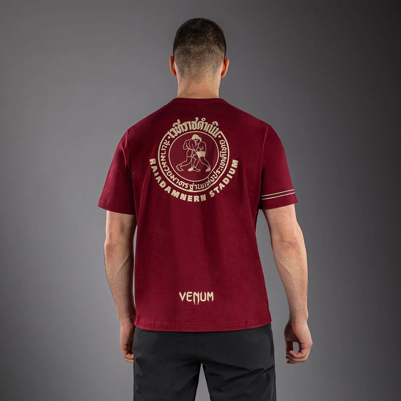Koszulka męska Venum x Rajadamnern burgundy 2