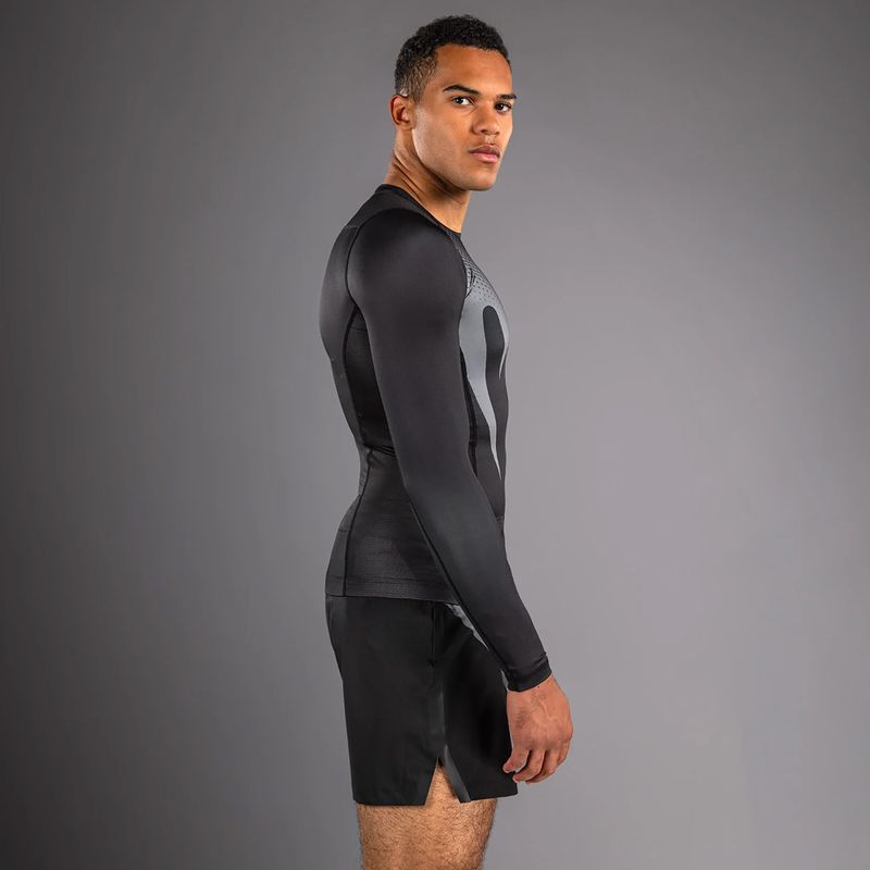 Rashguard longsleeve męski Venum No Gi Rashguards black/silver grey 5
