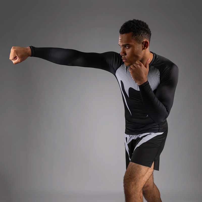 Rashguard longsleeve męski Venum No Gi Rashguards black/white 5