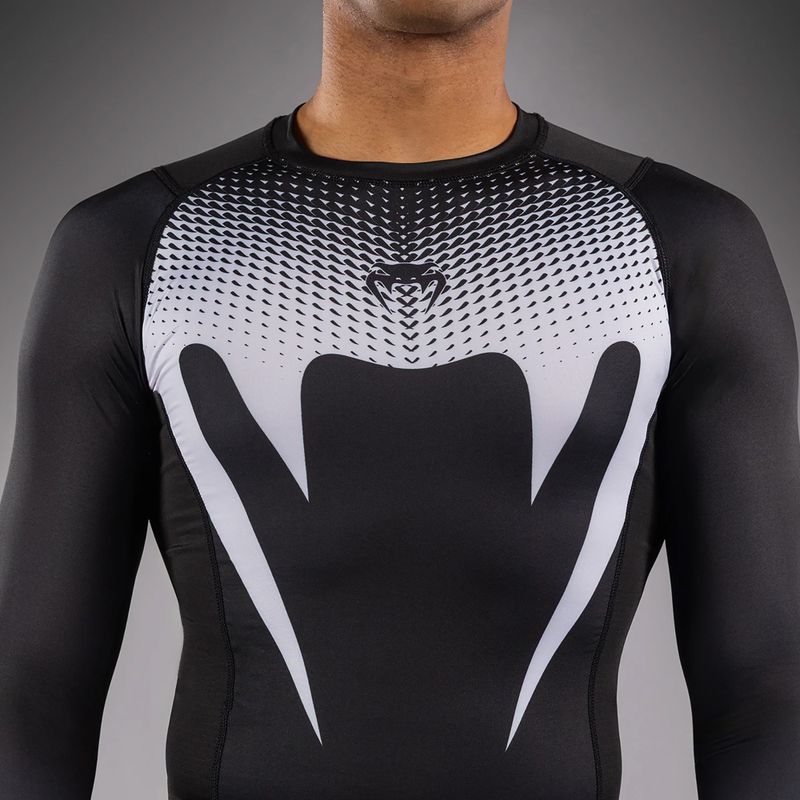 Rashguard longsleeve męski Venum No Gi Rashguards black/white 6