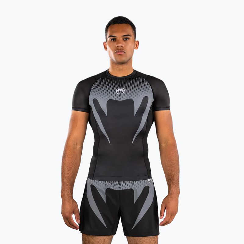 Rashguard męski Venum No Gi Rashguards black/silver grey