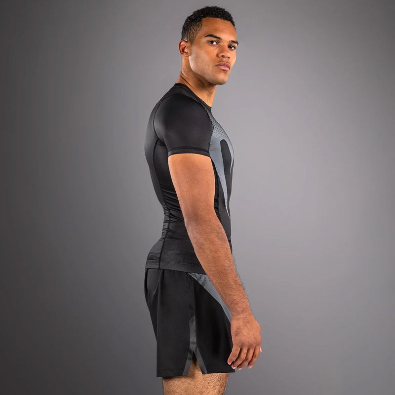 Rashguard męski Venum No Gi Rashguards black/silver grey 4