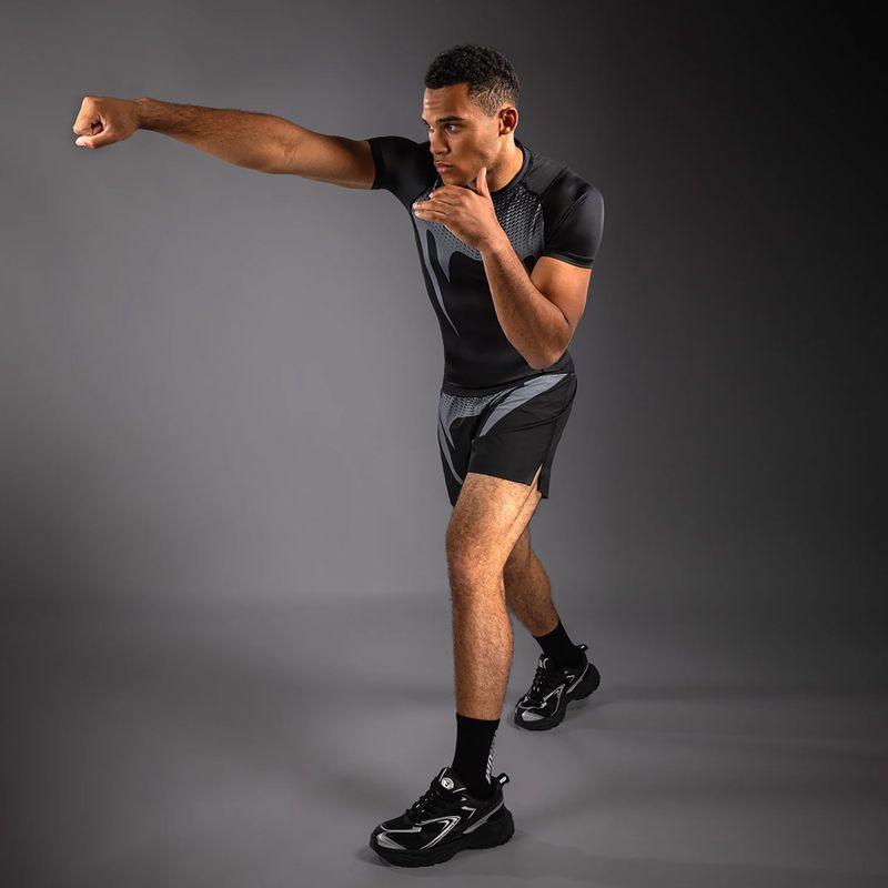 Rashguard męski Venum No Gi Rashguards black/silver grey 5