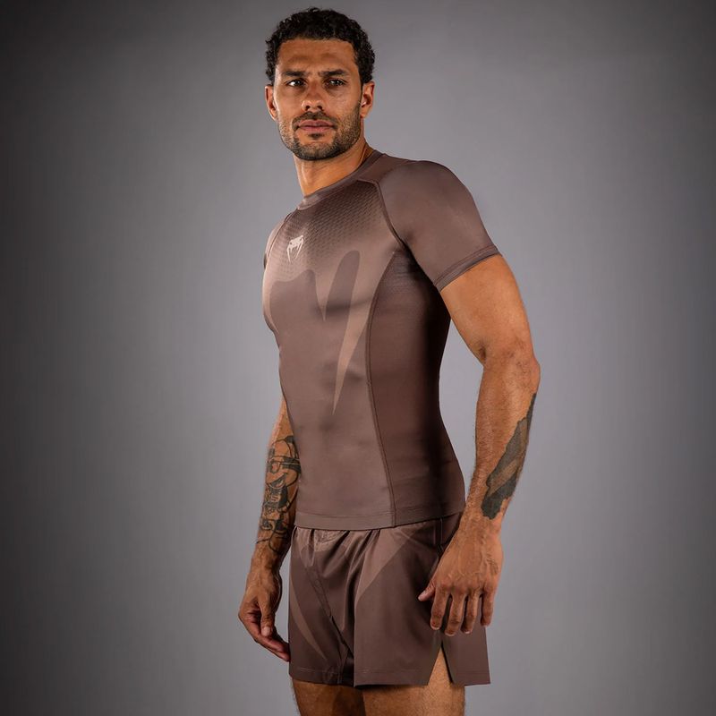 Rashguard męski Venum No Gi Rashguards chocolate brown 4