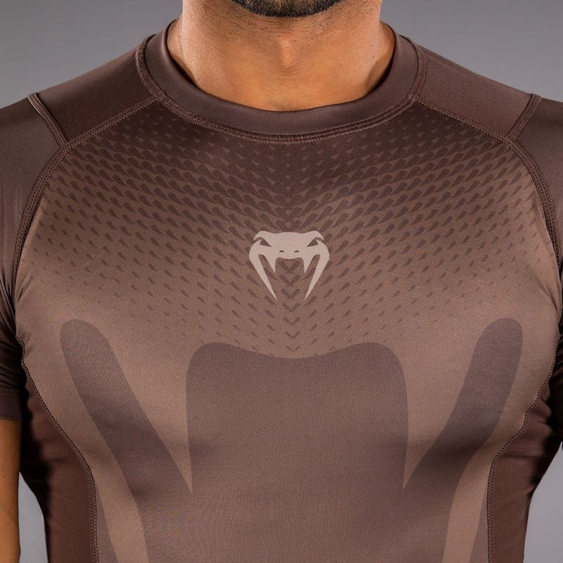 Rashguard męski Venum No Gi Rashguards chocolate brown 5