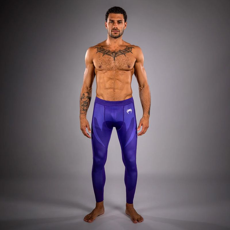 Legginsy treningowe meskie Venum No Gi Spats purple 2