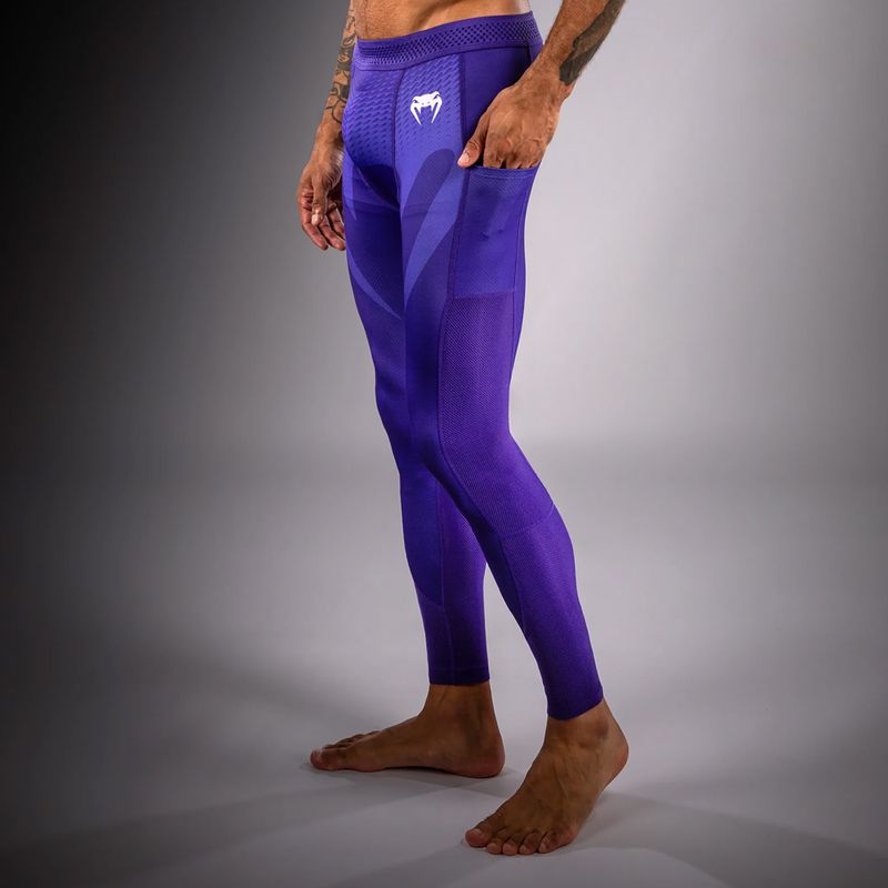 Legginsy treningowe meskie Venum No Gi Spats purple 4