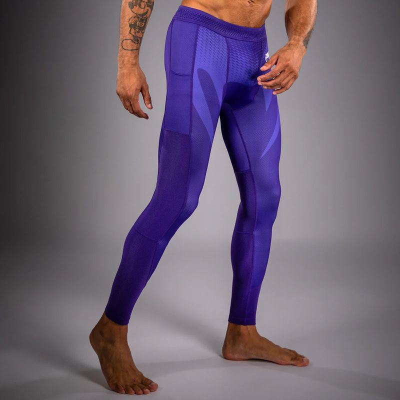 Legginsy treningowe meskie Venum No Gi Spats purple 5