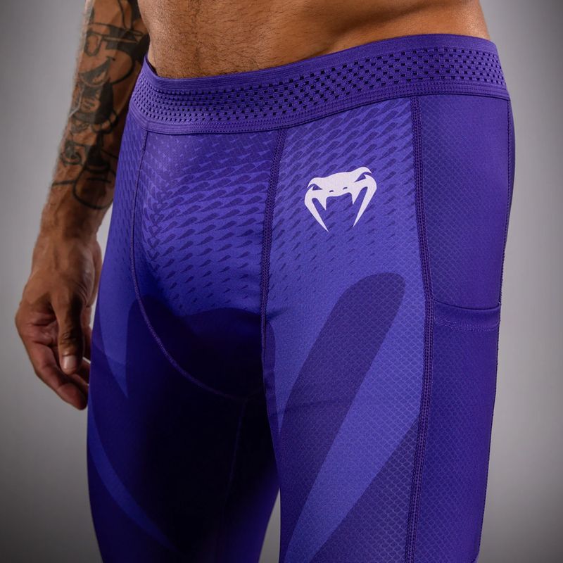 Legginsy treningowe meskie Venum No Gi Spats purple 6