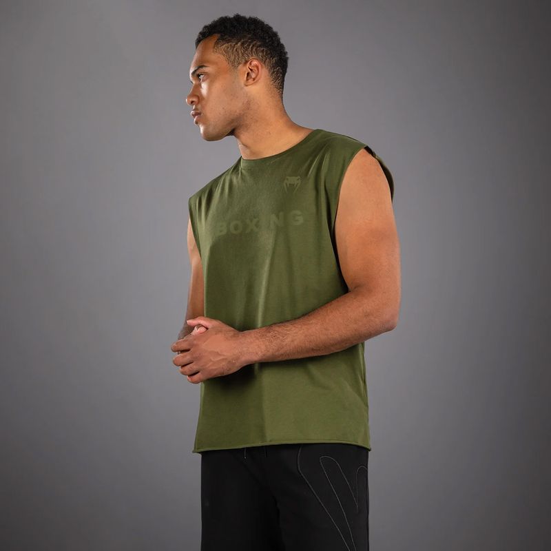 Koszulka męska Venum Boxing VT Sleeveless military green 4