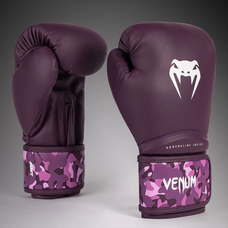 Rękawice bokserskie damskie Venum Iris Boxing plum/pink 2