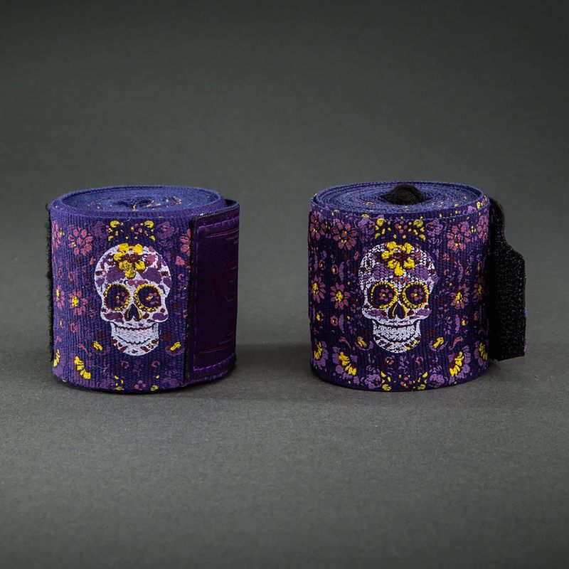 Bandaże bokserskie Venum Santa Muerte Handwraps 250 cm dark purple 2