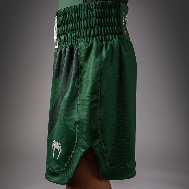 Spodenki treningowe dziecięce Venum Attack Kids Boxing forest green/off white 5