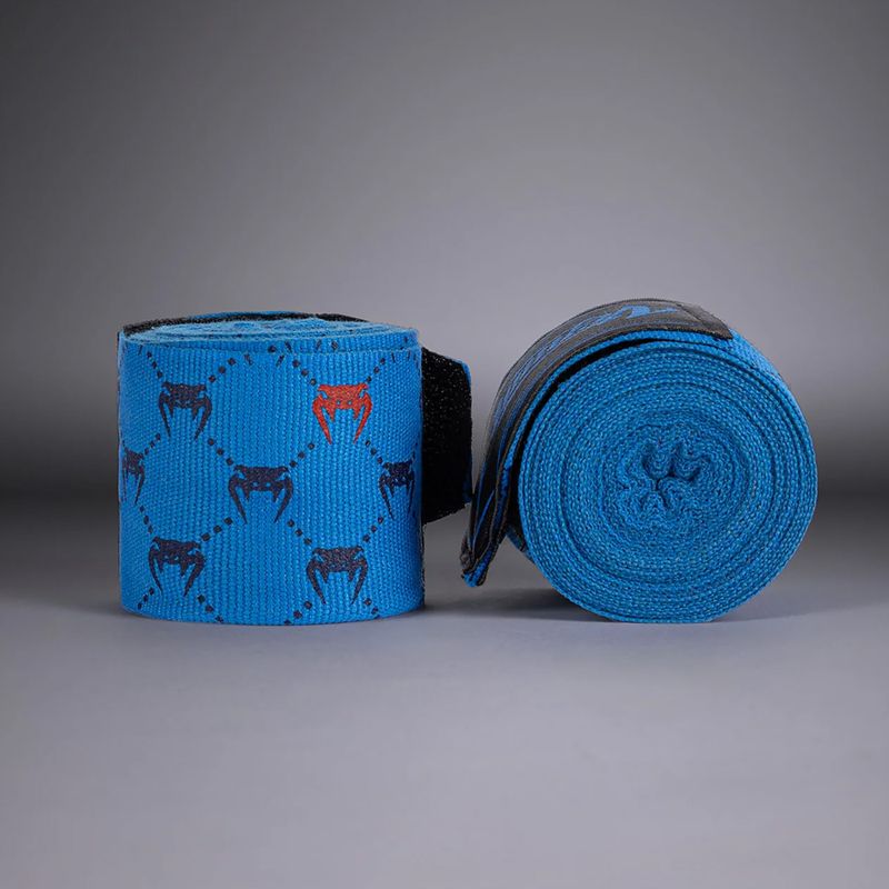 Bandaże bokserskie Venum Monogram Hand Wraps Advanced 400 cm blue 2
