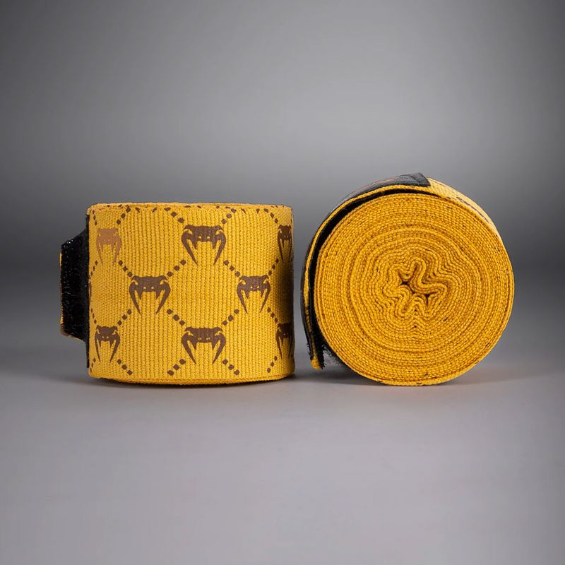 Bandaże bokserskie Venum Monogram Hand Wraps Advanced 250 cm brown 2