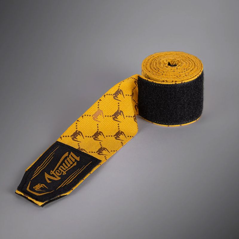 Bandaże bokserskie Venum Monogram Hand Wraps Advanced 250 cm brown 3