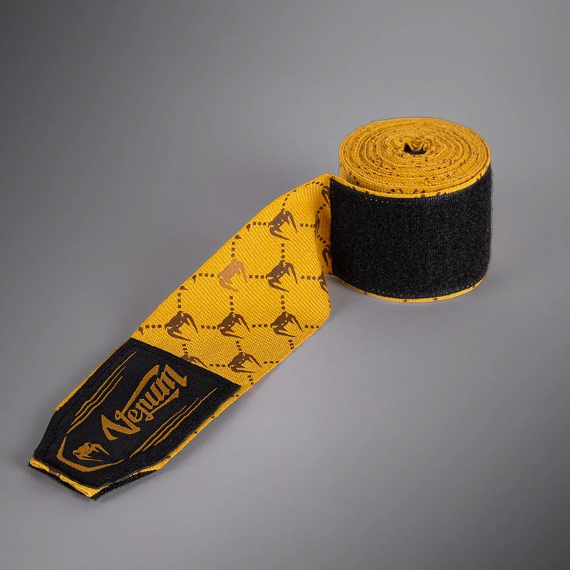 Bandaże bokserskie Venum Monogram Hand Wraps Advanced 400 cm brown 3