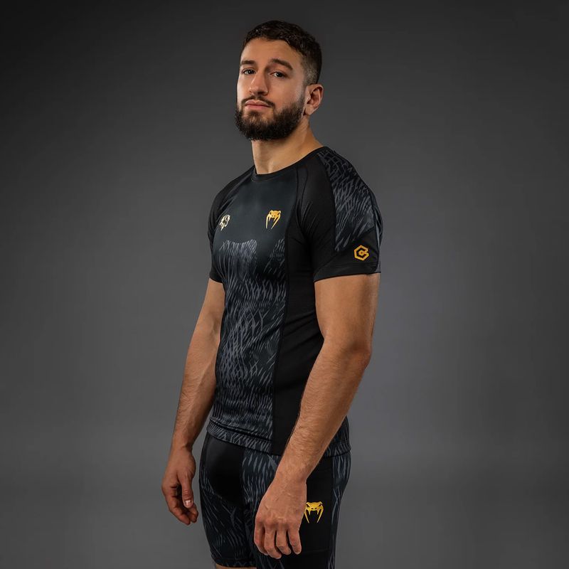 Rashguard męski Venum x Chimaev Rashguards black/grey 4