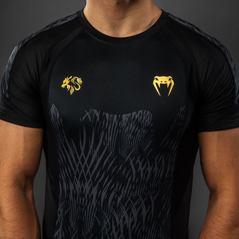 Rashguard męski Venum x Chimaev Rashguards black/grey 5