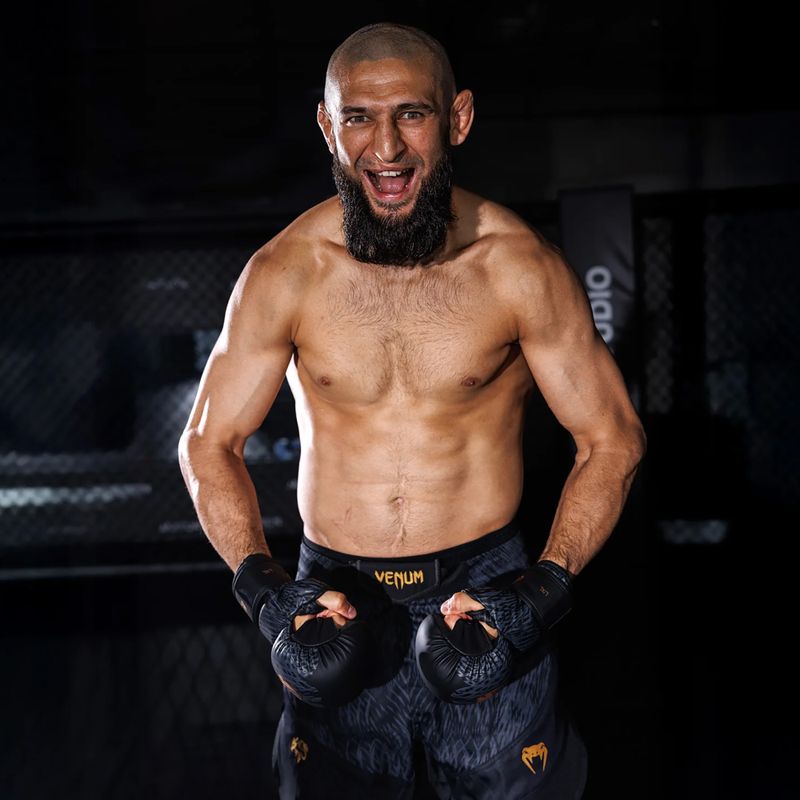 Spodenki treningowe męskie Venum x Chimaev Fightshorts black/grey 8