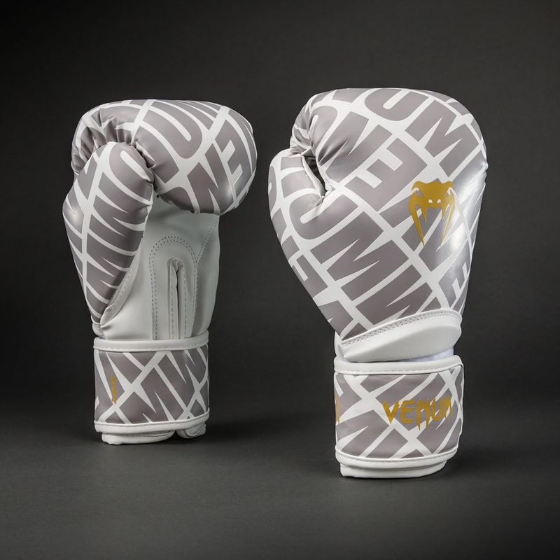 Rękawice bokserskie Venum Contender 1.5 XT 3D Boxing white/gold 2