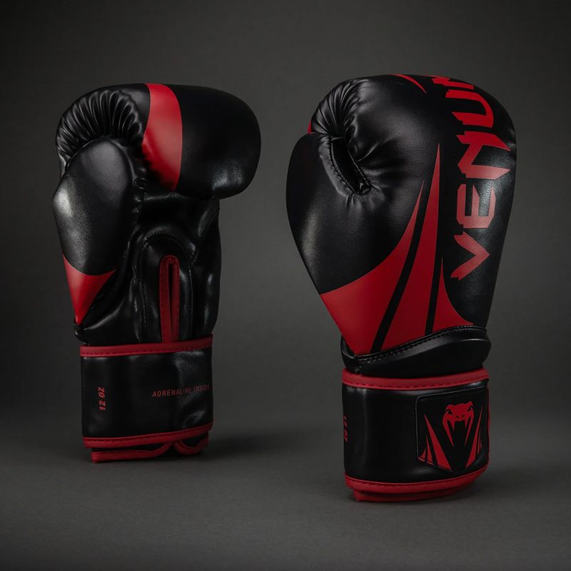 Rękawice bokserskie Venum Challenger 2.5 Boxing black/red 2