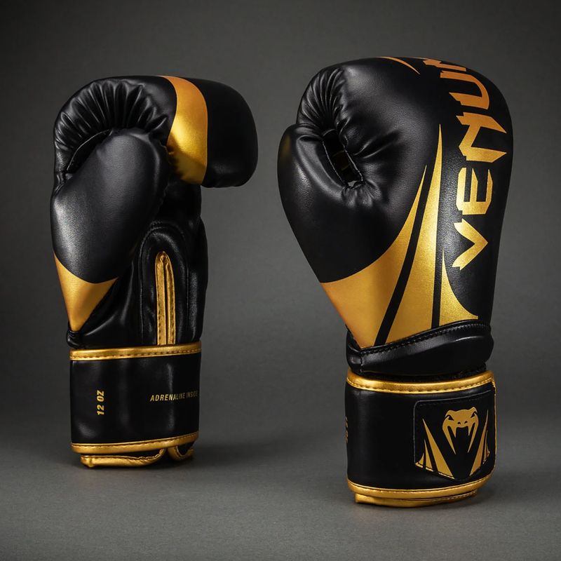 Rękawice bokserskie Venum Challenger 2.5 Boxing black/gold 2