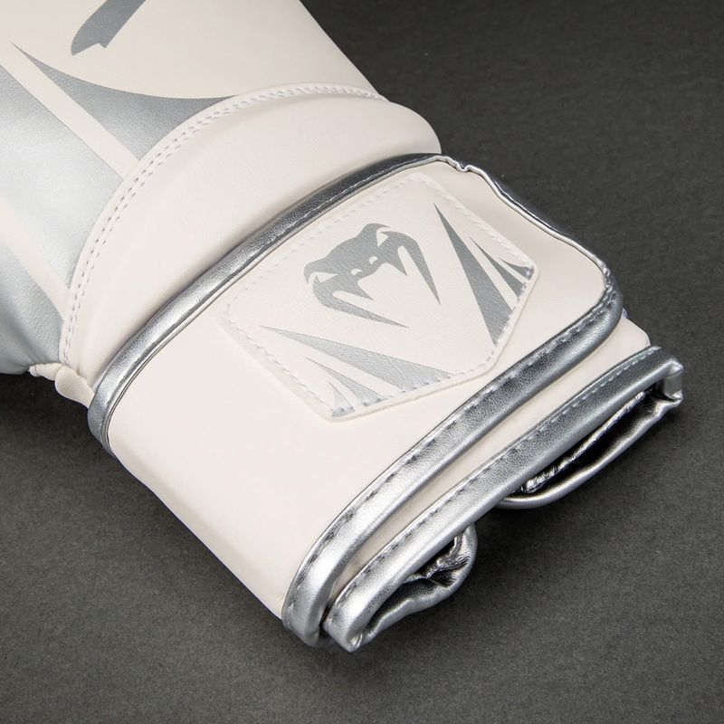 Rękawice bokserskie Venum Challenger 2.5 Boxing white/silver 4
