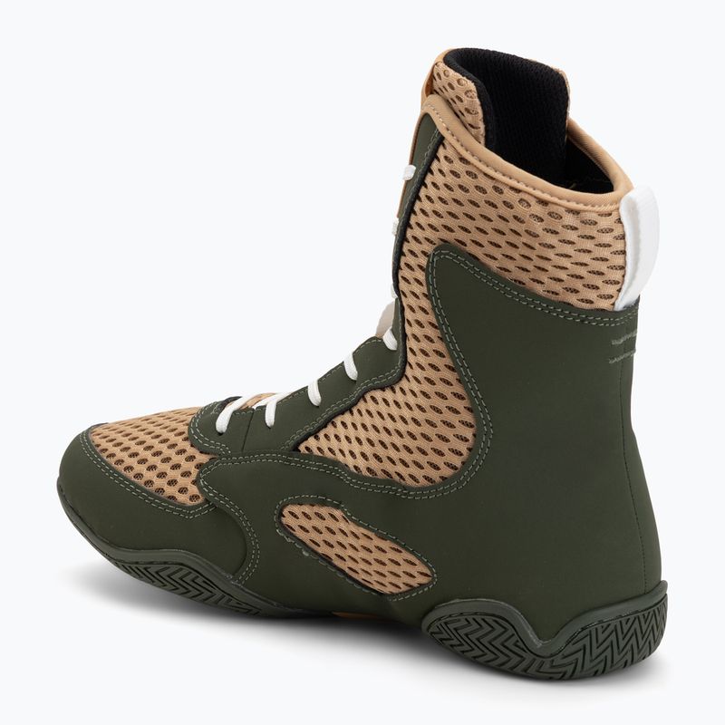 Buty bokserskie męskie Venum Contender Boxing military green/sand 3