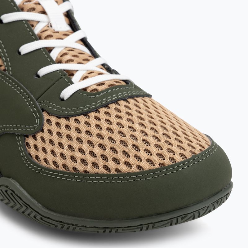 Buty bokserskie męskie Venum Contender Boxing military green/sand 7
