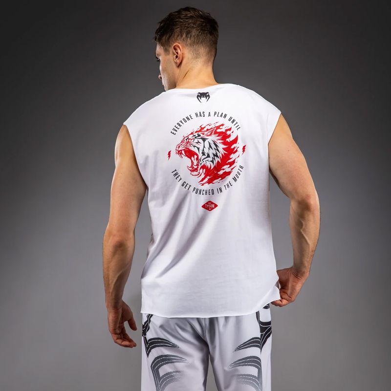 Koszulka męska Venum x Mike Tyson Tiger Sleeveless optical white 3