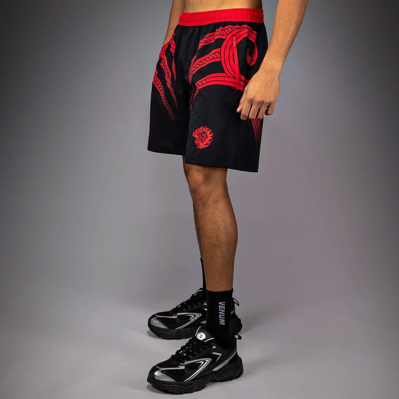 Spodenki treningowe męskie Venum x Mike Tyson Tiger Training deep black/intense red 4