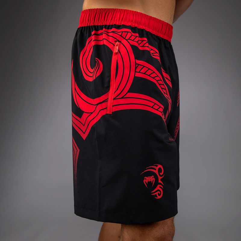 Spodenki treningowe męskie Venum x Mike Tyson Tiger Training deep black/intense red 5