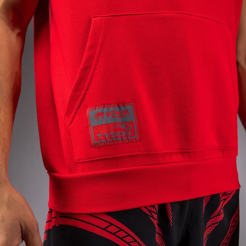 Bluza męska Venum x Mike Tyson Tiger Sleeveless Hoodie intense red/deep black 7