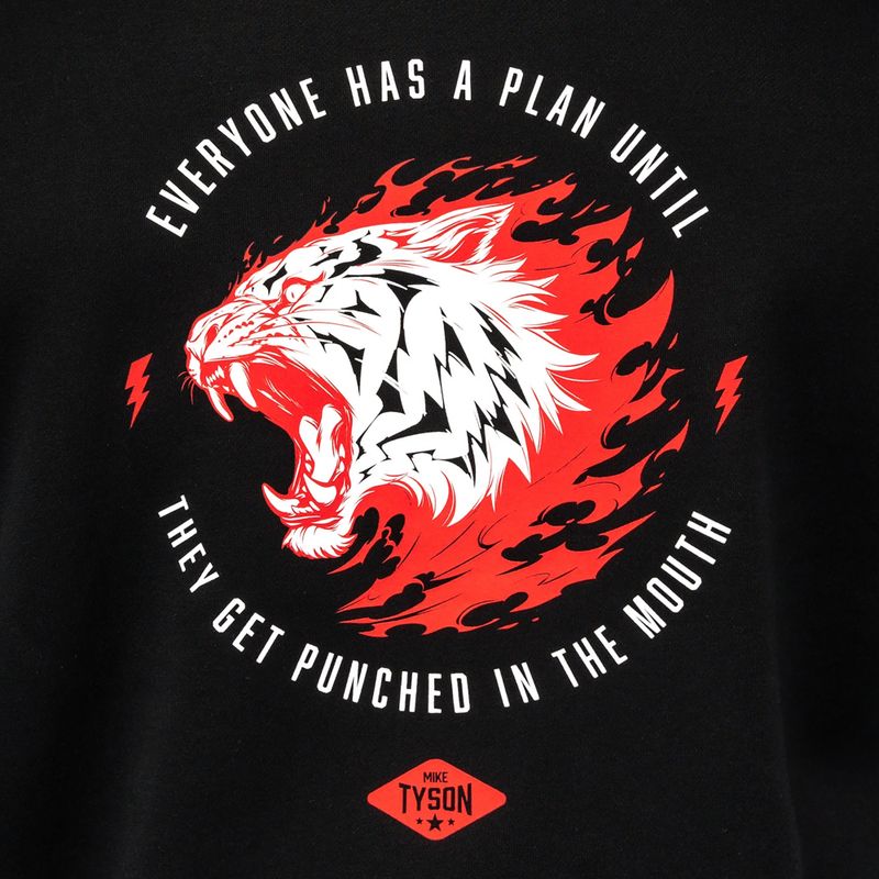 Bluza męska Venum x Mike Tyson Tiger Hoodie deep black/intense red 7