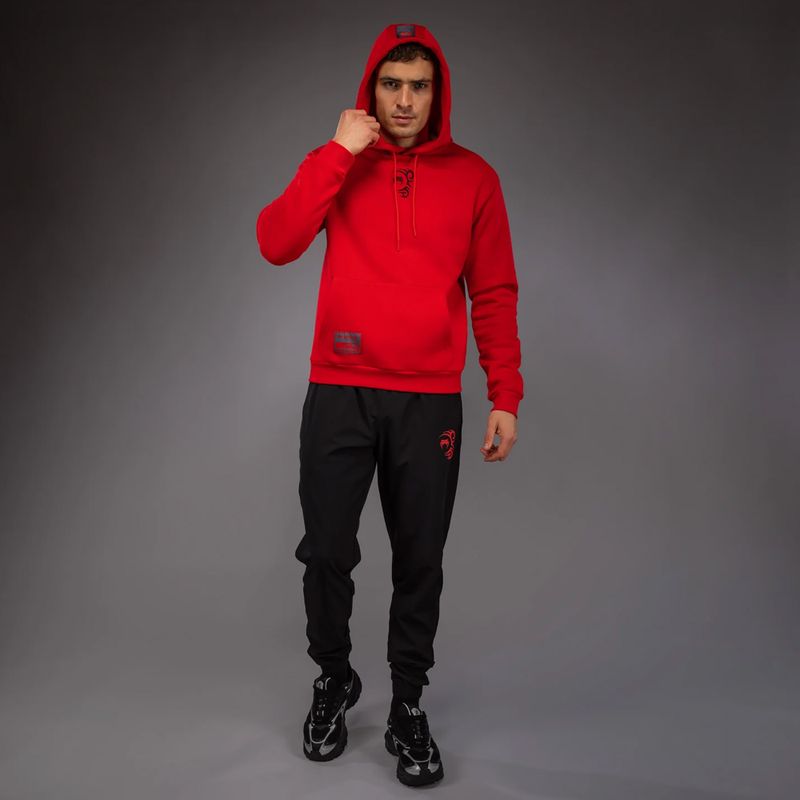 Bluza męska Venum x Mike Tyson Tiger Hoodie intense red/deep black 2