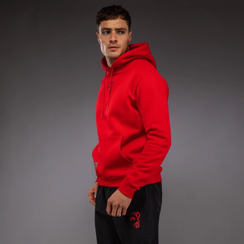 Bluza męska Venum x Mike Tyson Tiger Hoodie intense red/deep black 4